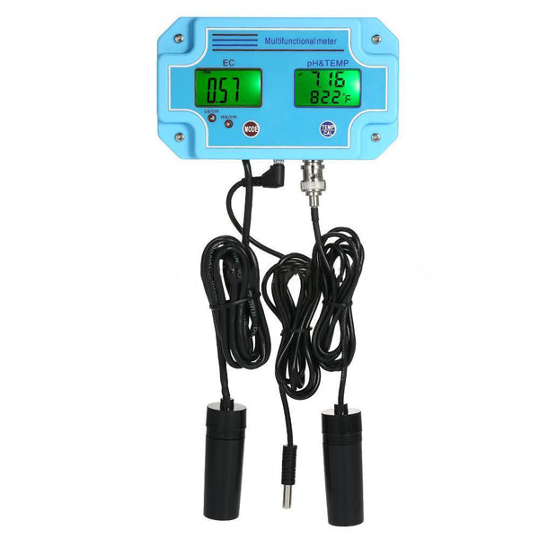 pH EC Temperature Meter Water Detector Digital LCD Water Quality Monitor Tester