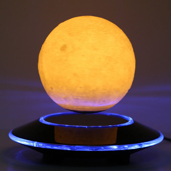 LED Night Light Floating Magnetic Levitation 3D Design Home Decoration Lamp Moon