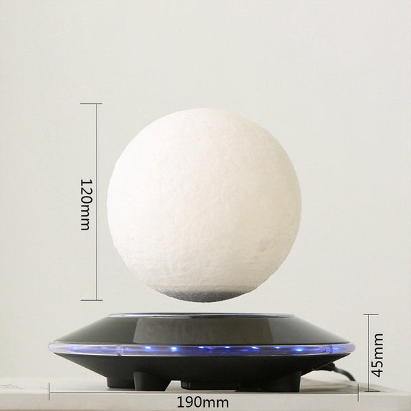 LED Night Light Floating Magnetic Levitation 3D Design Home Decoration Lamp Moon