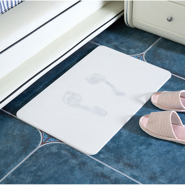 Quick Dry Absorption Bathroom Foot Water Diatomite Mat Anti Skid Doormat