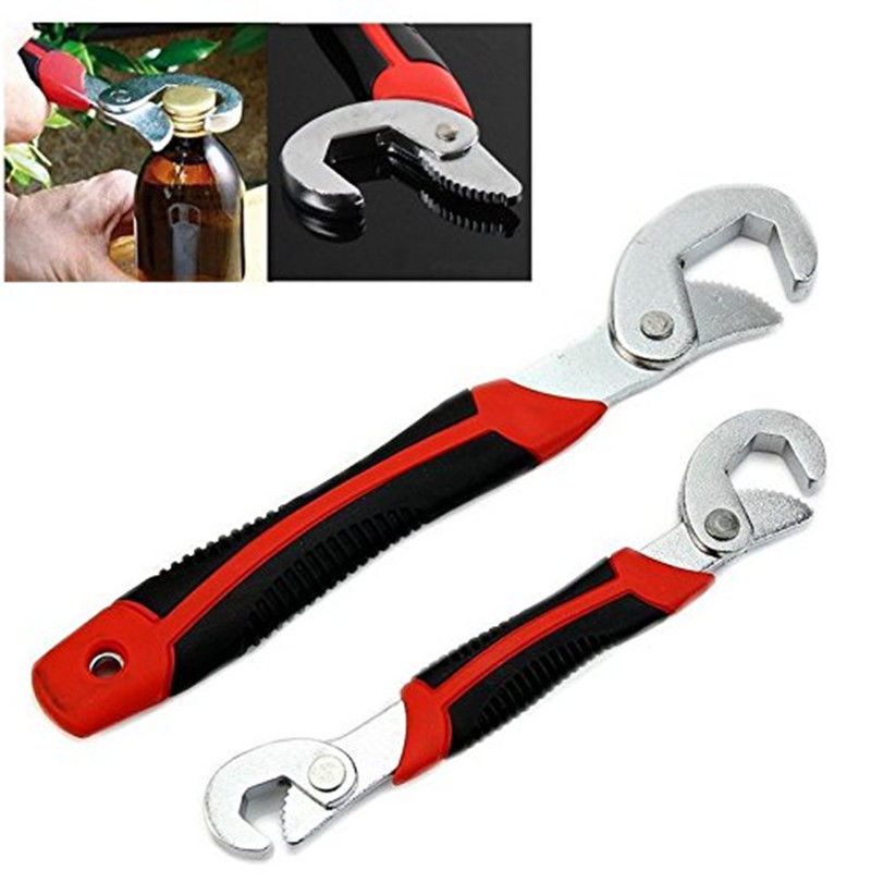 Self Adjustable Pipe Spanner Universal Wrench Quick Multi-function Grip 9-32mm