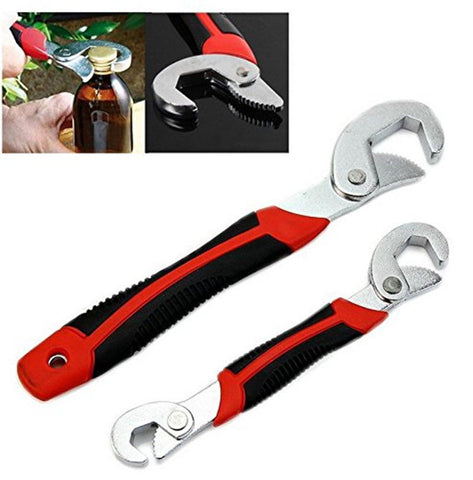 Self Adjustable Pipe Spanner Universal Wrench Quick Multi-function Grip 9-32mm