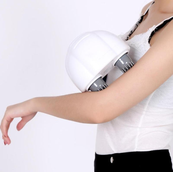 Massager Handheld Electric Vibrating Double Head Neck Back Relax Full Tired Body