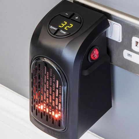 Mini Electric Air Heater 400W Household Radiator Winter Room Warmer Wall Mount