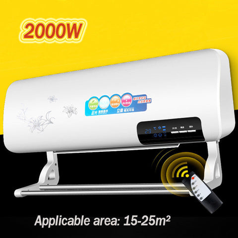 2000W Wall Mount Heater Household Portable Heating Air Conditioning Conditioner
