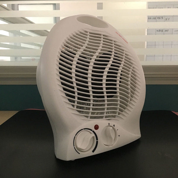 Electric Home Office Wall Air Heater w/ Built in Thermostat for Small Garages
