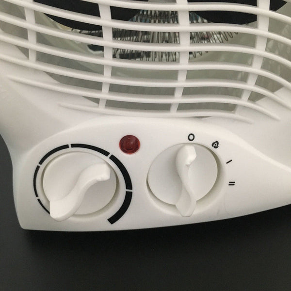 Electric Home Office Wall Air Heater w/ Built in Thermostat for Small Garages
