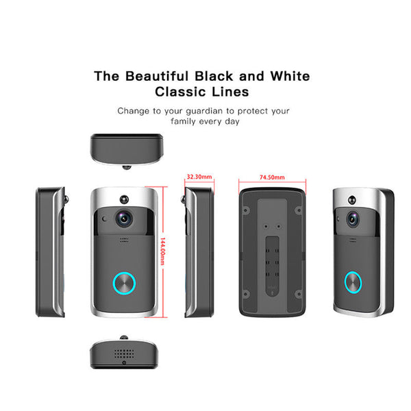Home Security Wireless Smart WiFi Door Ring Doorbell Video Camera Bell Intercom
