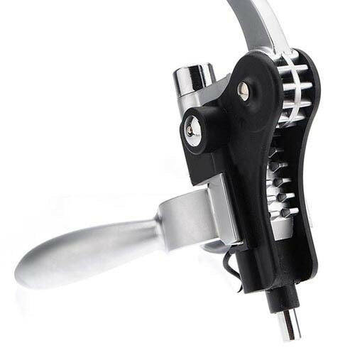 Easy Open Red Wine Champagne Opener Cork Bottle Tire Corkscrew Collar Pourer