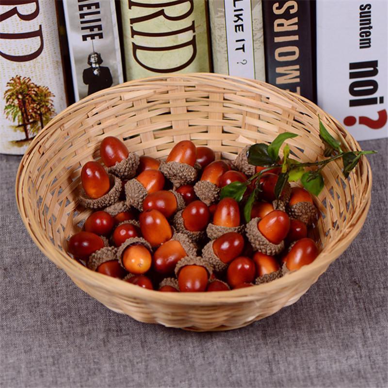 50pcs Artificial Acorn Pine Cones Berries Wedding Christmas Tree Decor Decoration