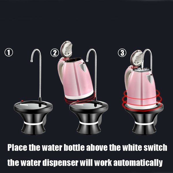 Electric Automatic Water Bottle Drink Dispenser USB Rechargeable Drinking Pump