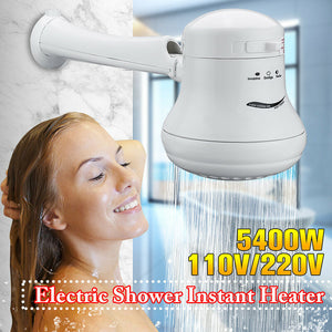 Electric Shower Head Temperature Instant Hot Water Mode Heater Bath Hose Bracket
