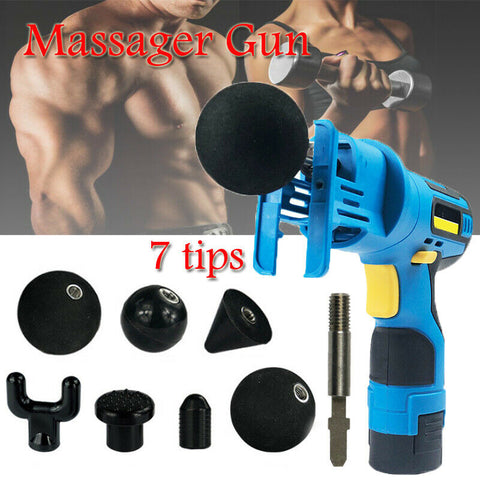 Handheld Health Deep Tissue Muscle Massage Body Vibration Therapy Sport Recovery