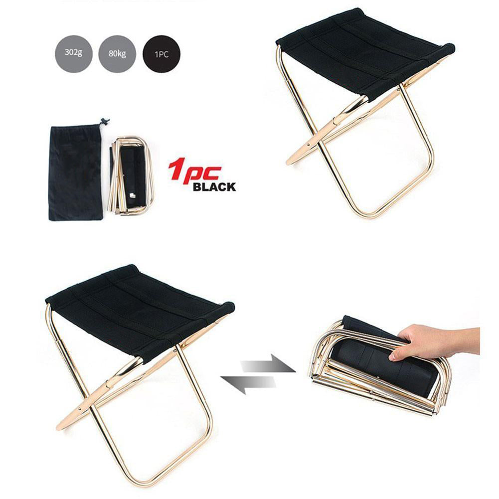 Handy Folding Folded Camping Camp Chair Outdoor Picnic Beach Stool Carrying Bag