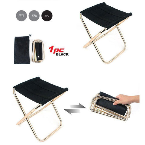 Handy Folding Folded Camping Camp Chair Outdoor Picnic Beach Stool Carrying Bag