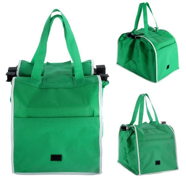 5X Strong Reusable Supermarket Shopping Mall Trolley Tote Grocery Bags Large Bag