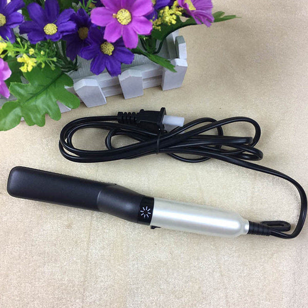 Men Curly Straight Hair Styling Curler Straightener Iron Quick Hair Styler Comb