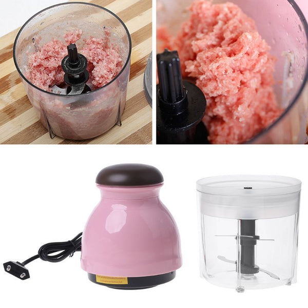 Mini Fruit Blender Chopper Electric Meat Grinder Food Processor Vegetable 600ml