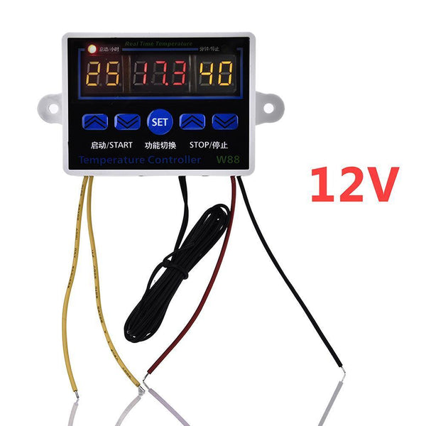 12/220V 10A Digital LED Temperature Controller Thermostat Control Switch Probe