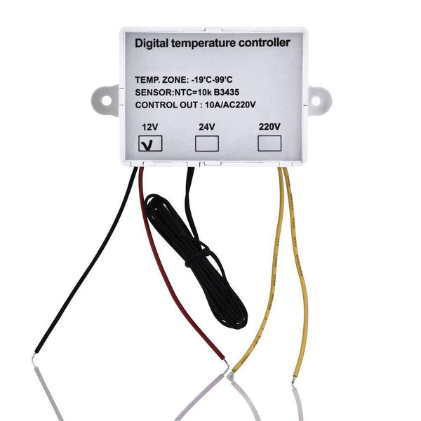 12/220V 10A Digital LED Temperature Controller Thermostat Control Switch Probe