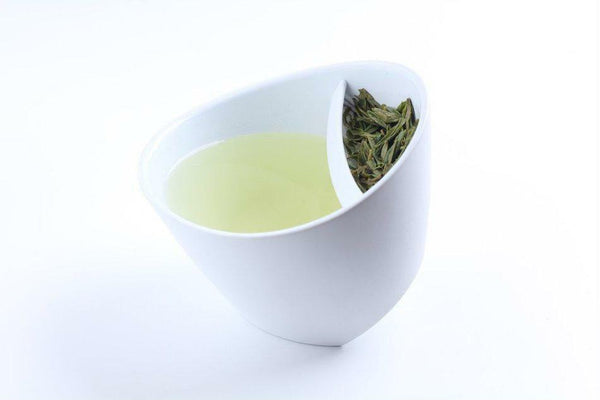 Tea Cup Infuser Filter Steeper Special Creative Tipping Teacup Tilt Strainer Mug