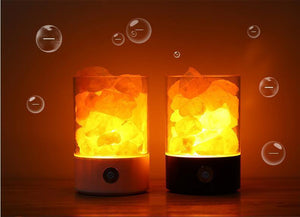 Himalayan Salt Lamp Rock Natural Crystal Small Ionic Stone Night Bedside Light