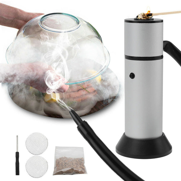 Meat Smoker Portable Smoking Gun Flavour Smokey Food Infuser Cheese Outdoor BBQ