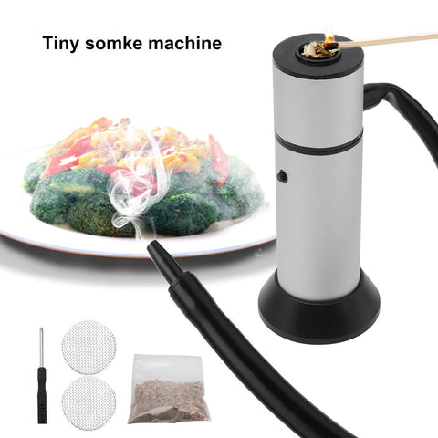 Meat Smoker Portable Smoking Gun Flavour Smokey Food Infuser Cheese Outdoor BBQ