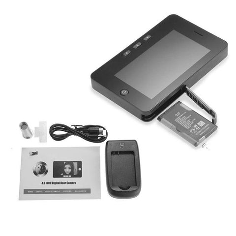 LCD Doorbell Peephole Viewer Home Safe Safety Door Security Camera Video Monitor