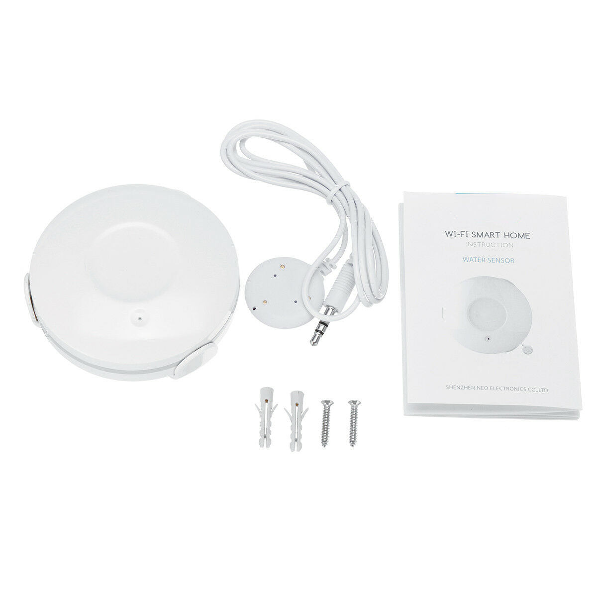 Smart WiFi Water Sensor Flood Leak Detector Alarm APP Alert Notification Water