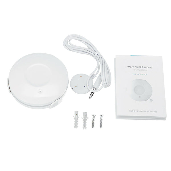 Smart WiFi Water Sensor Flood Leak Detector Alarm APP Alert Notification Water