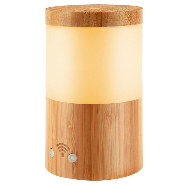 Smart Colorful LED WiFi Ultrasonic Home Aroma Humidifier Bamboo Air Diffuser