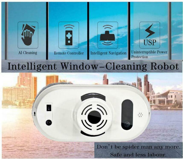 Remote Control Magnetic Electric Window Cleaner Robot Vacuum High Washing Glass