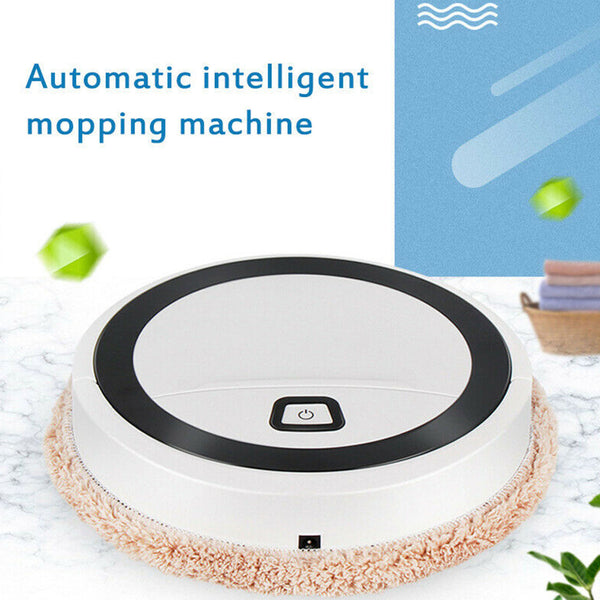Smart Auto Robot Mopping Mop Machine Cleaning Floor Carpet Sweeper USB charging