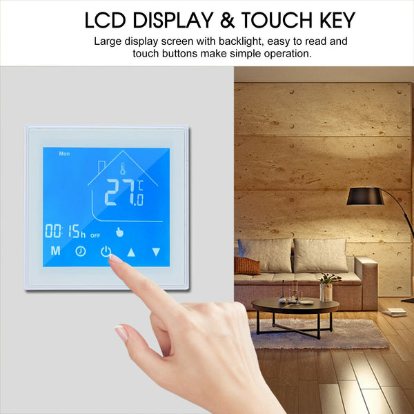 Smart Home WiFi Thermostat Programmable App Apps Temp Control for Alexa Google
