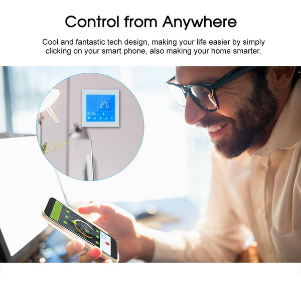 Smart Home WiFi Thermostat Programmable App Apps Temp Control for Alexa Google