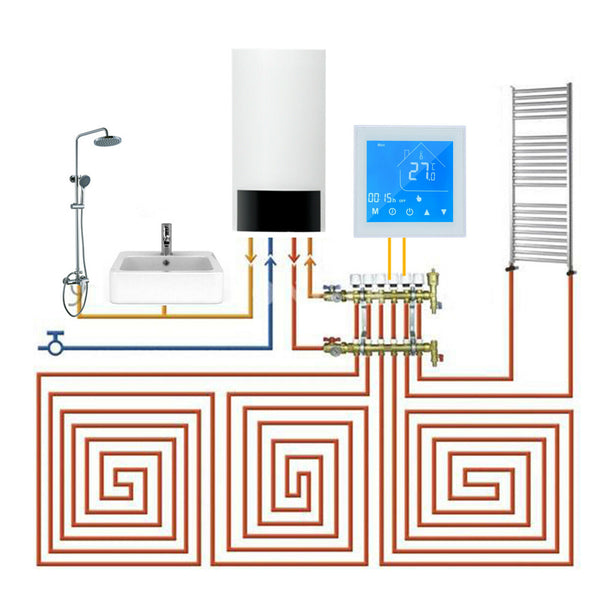 Smart Home WiFi Thermostat Programmable App Apps Temp Control for Alexa Google