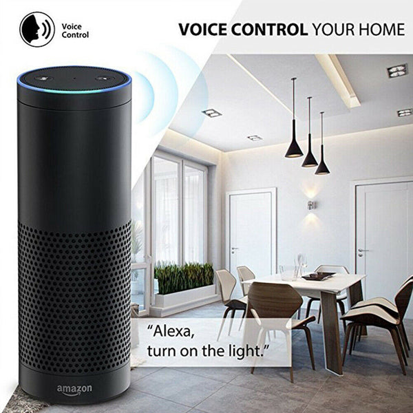 Smart WiFi Light Wall Voice Remote Control Switch w/ Alexa Google Home App Apps