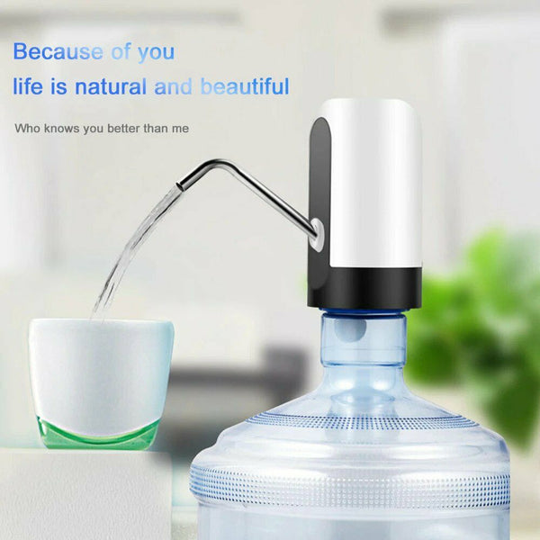 Automatic Auto Electric Drink Water Dispenser USB Smart Gallon Pump Jug Cooler
