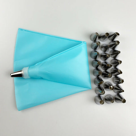 Icing Piping Cream Pastry Bag Nozzle DIY Decorating Baking Cake Cupcake Cookie
