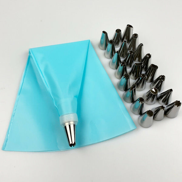 Icing Piping Cream Pastry Bag Nozzle DIY Decorating Baking Cake Cupcake Cookie