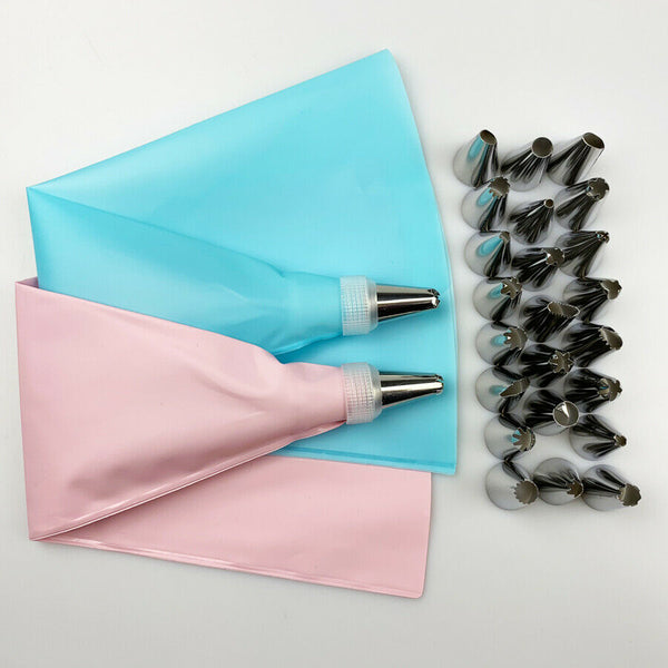 Icing Piping Cream Pastry Bag Nozzle DIY Decorating Baking Cake Cupcake Cookie