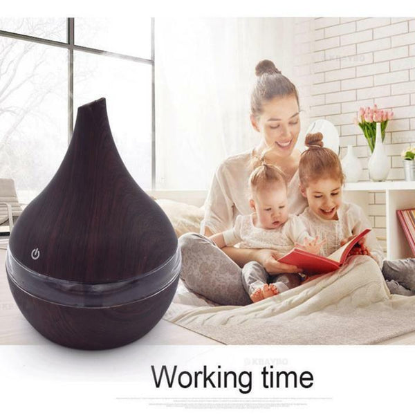 Oil Diffuser Air Humidifier Purifier LED Colorful Ultrasonic Aroma Aromatherapy