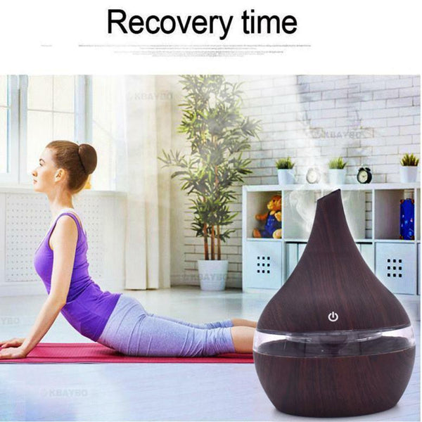 Oil Diffuser Air Humidifier Purifier LED Colorful Ultrasonic Aroma Aromatherapy