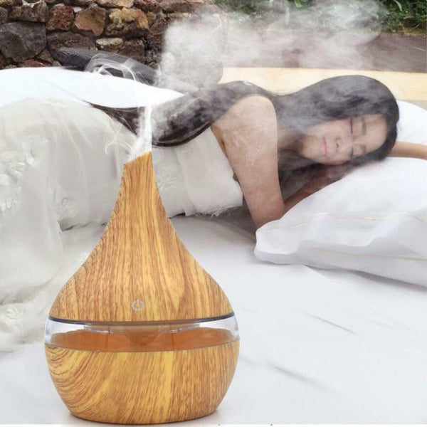 Oil Diffuser Air Humidifier Purifier LED Colorful Ultrasonic Aroma Aromatherapy