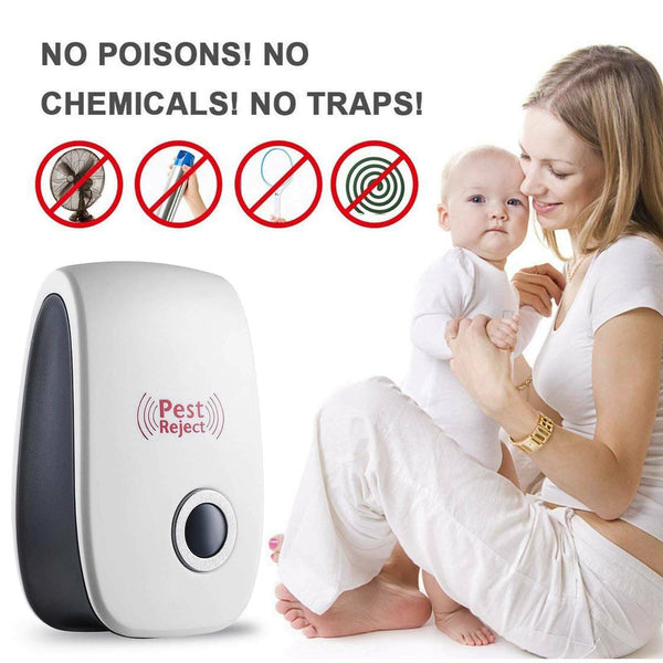 3X Ultrasonic Pest Mouse Mice Repeller Anti Mosquito Bug Insect Cockroach Killer