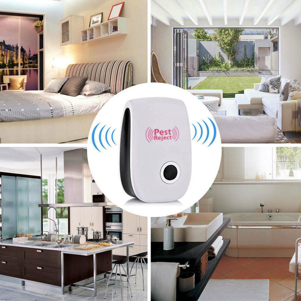 3X Ultrasonic Pest Mouse Mice Repeller Anti Mosquito Bug Insect Cockroach Killer