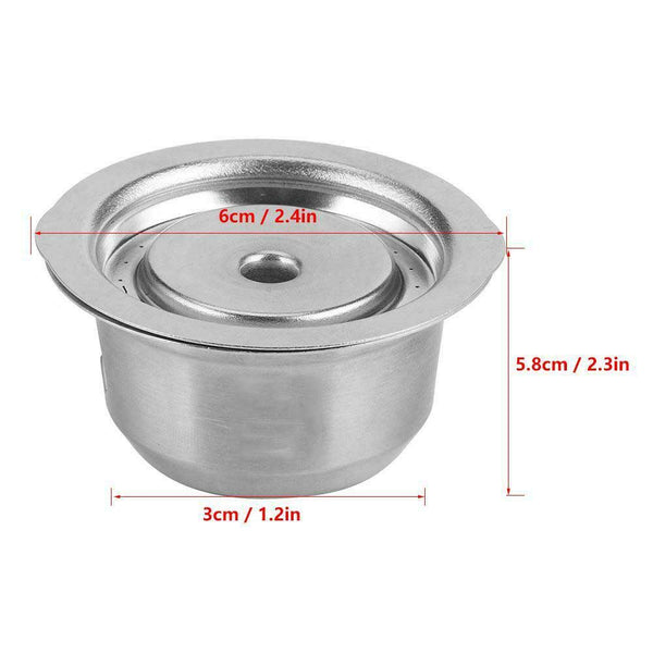 Reusable Stainless Steel Coffee Filter Refillable Capsule Cup For BNV Vertuo