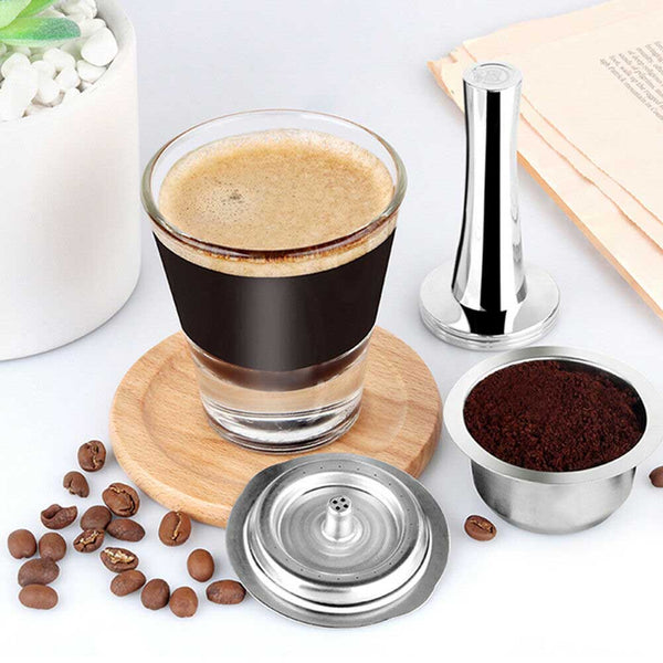 Reusable Stainless Steel Coffee Filter Refillable Capsule Cup For BNV Vertuo