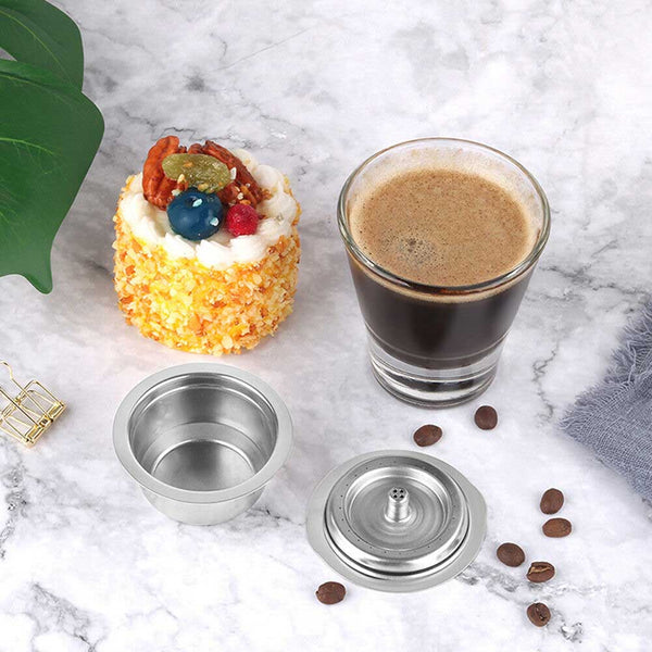 Reusable Stainless Steel Coffee Filter Refillable Capsule Cup For BNV Vertuo